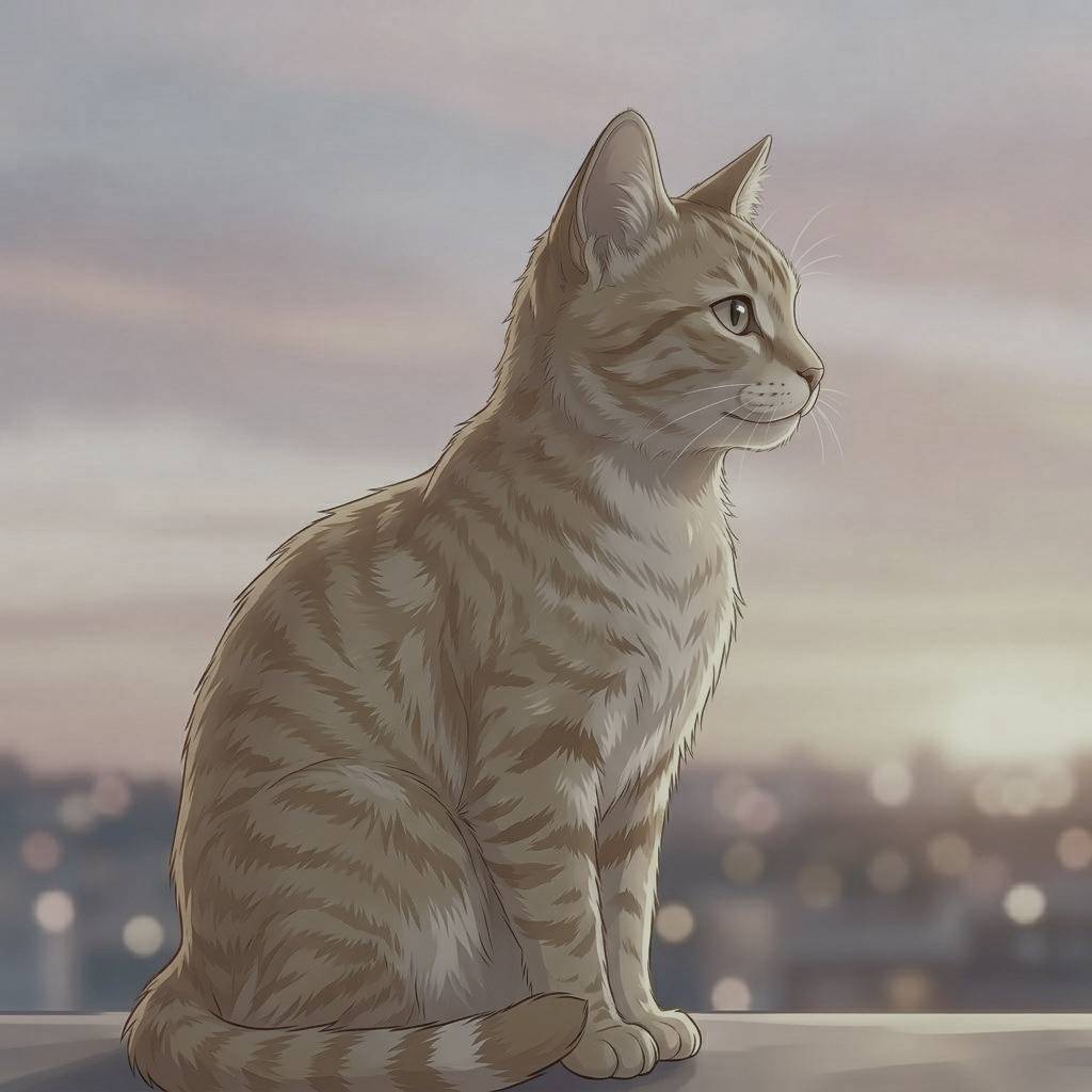 Cat image in HDR color space